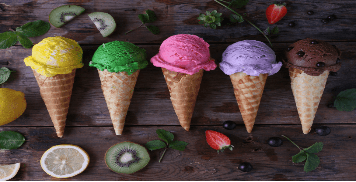 Fresh Fruit Icecream